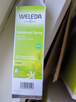 Weleda Déodorant Spray - Citrus