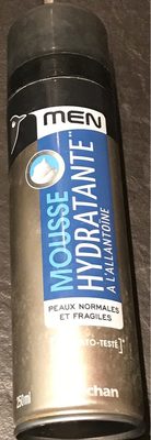 Auchan Mousse à raser hydratante a l'allantoïne