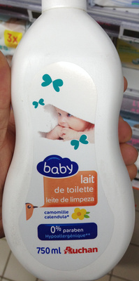 Auchan Lait de toilette baby camomille