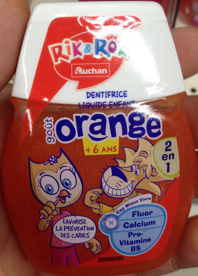 Rik & Rok Dentifrice liquide enfant goût orange