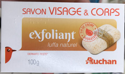 Auchan Savon Visage & Corps Exfoliant Luffa Naturel