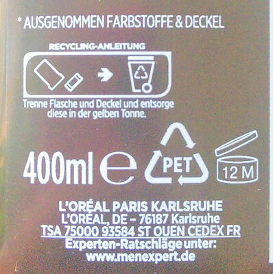 L'Oréal Men Expert Carbon Clean Duschgel 5in1
