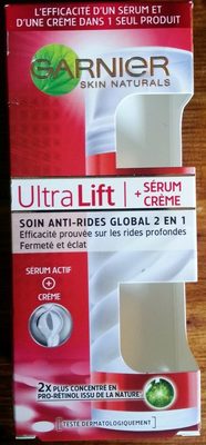 Garnier Skin Naturals Ultra Lift + Sérum Crème Soin anti-rides global 2 en 1