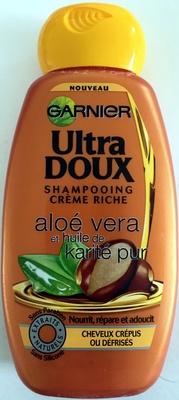 Garnier Ultra Doux Shampooing Crème Riche Aloé Vera et Huile de Karité Pur