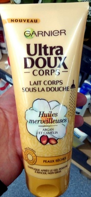 Garnier Ultra Doux Corps Lait Corps sous la douche Huiles merveilleuses Argan et camélia