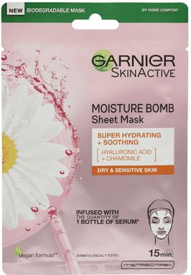 L'Oréal Garnier Skin Active Tisue Mask Moisture Bomb
