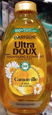 Garnier shampoing illuminant, camomille et miel de fleurs
