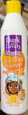 Dark and Lovely Beautiful Beginnings Shampooing soin 2 en 1