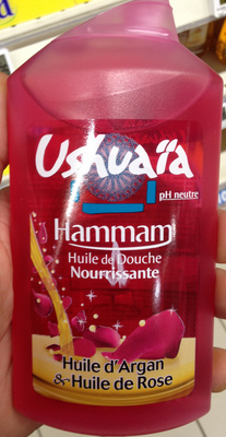 Ushuaia Huile de douche nourrissante hammam à l'huile d'Argan et à l'huile de rose
