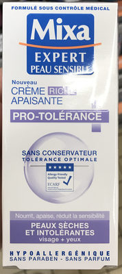 Mixa Crème riche apaisante pro-tolérance
