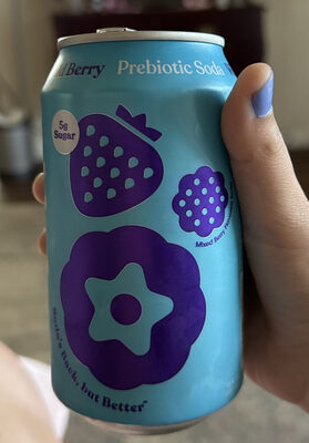 Unknown Mixed Berry Prebiotic Soda