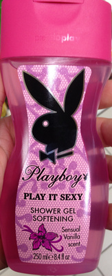 Playboy Play it sexy shower gel softening sensual vanilla scent