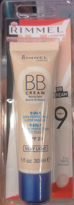 Rimmel BB cream radiance 9 en 1 SPF 25 - 00? très claire