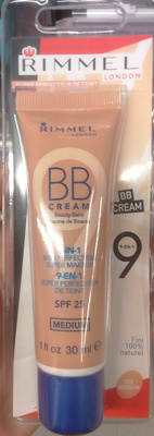 Rimmel BB cream radiance 9 en 1 SPF 25 - 002 medium