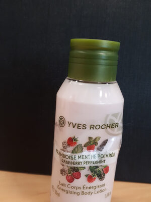 Yves Rocher Lait Corps Énergisant Framboise Menthe Poivrée