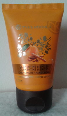 Yves Rocher Crème mains Clémentine et Epices
