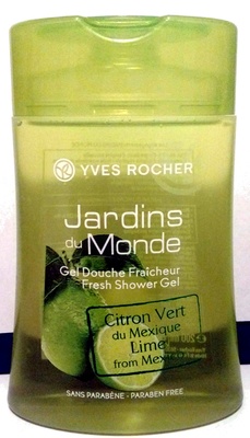 Yves Rocher Jardins du Monde Gel douche fraicheur Citron Vert du Mexique