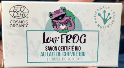 Lov'FROG savon certifié au lait de chèvre bio