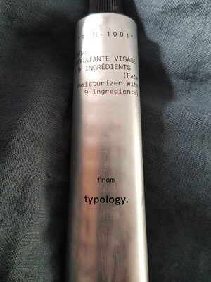 Typology crème hydratante visage