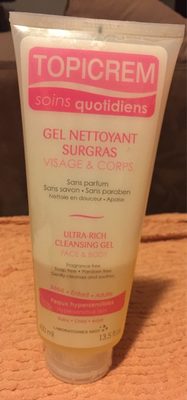 Topicrem Gel nettoyant surgras