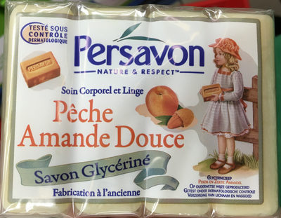 Persavon Pêche Amande Douce savon glycériné