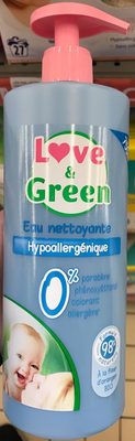 Love & Green Eau nettoyante hypoallergénique