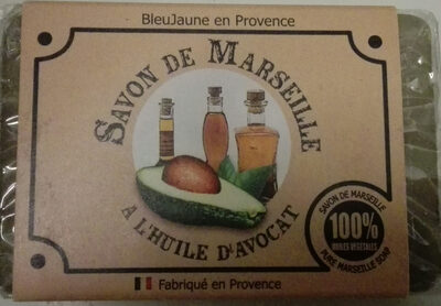 BleuJaune en Provence savon de Marseille à l'huile d'avocat