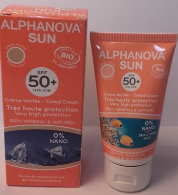 Alphanova Santé Crème teintée très haute protection SPF 50+