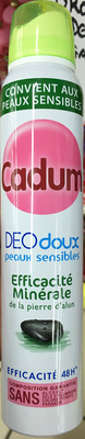 Cadum Deo Doux Efficacité Minérale de la pierre d'alun 48h