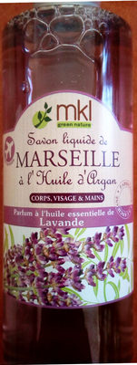 Mkl Savon liquide de Marseille à l'huile d'Argan Lavande