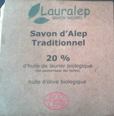Lauralep Savon d'Alep Traditionnel 20%