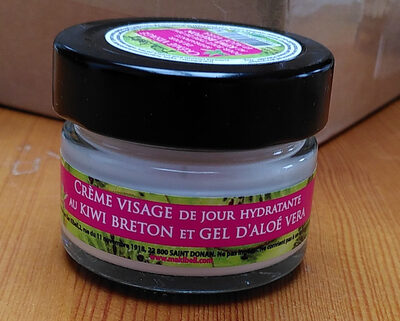 Ma Kibell Crème visage de jour hydratante au kiwi breton et au gel d'aloé vera
