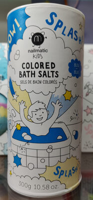 Nailmatic Sels de bain colorés bleu