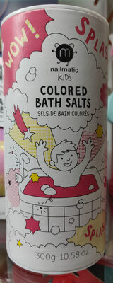 Nailmatic Sels de bain colorés rose