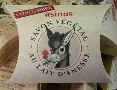 Asinus Savon végétal au lait d'ânesse Concombre