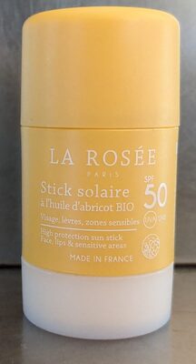 La Rosée Stick solaire à l'huile d'abricot BIO