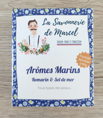 La savonnerie de Marcel Savon Arômes marins - Romarin et sel de mer
