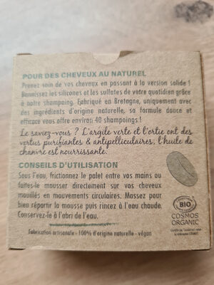 Endro Cosmétiques shampooing solide sentier vert