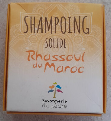 Savonnerie Du Cèdre shampoing solide rhassoul du maroc