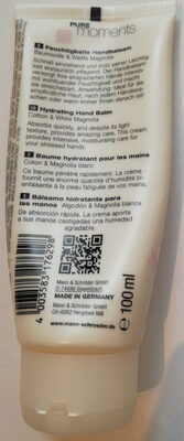 aldo Vandini PURE Hydro Handbalsam Baumwolle & Weiße Magnolie