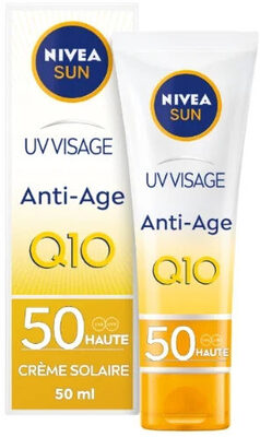 Nivea Crème Visage Solaire Anti-Rides UV Q10 FPS 50