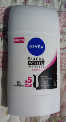 Nivea Invisible Black & White Clear