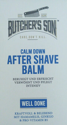 Butcher's Son Calm Down After Shave Balm Well Done