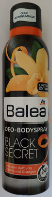Balea deo-Bodyspray Black Secret