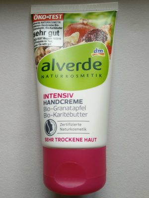 Alverde Intensiv Handcreme Bio-Granatapfel Bio-Karitébutter