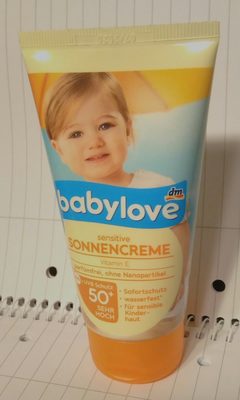 Dm Babylove sensitive Sonnencreme