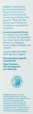 GEHWOL med Express Pflege-Schaum