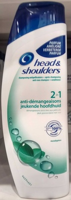 Head & Shoulders Shampooing antipelliculaire + après shampooing anti-démangeaisons 2 en 1