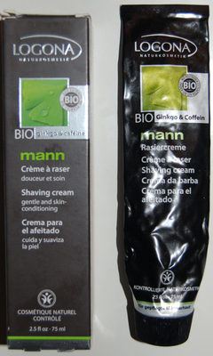 Logona man shaving foam