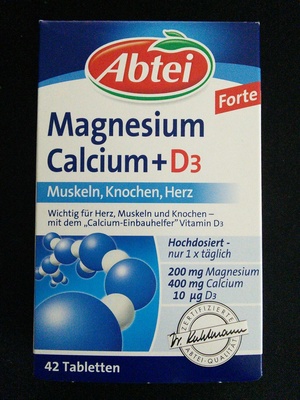 Abtei Magnesium + Calcium + D3